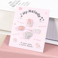 My melody系列-美樂蒂造型耳環組-積木款