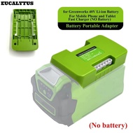 EUCALYTUSS Belt Clip, 40V Lithium Multifunctional Battery Adapter Holder,  Portable USB Type-C Charg