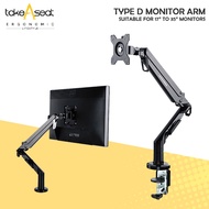 Type D/MA8B Monitor Arm Desktop Monitor Arm Suitable For 17 Inch To 35 Inch Monitor Mount