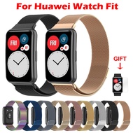 Huawei Watch Fit Strap Milanese Loop Stainless Steel Metal Bracelet Strap for Huawei Watch Fit Watch Band