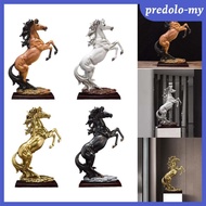 Serenable Standing Horse Statue Large Resin Horse Statue Animal Statue Desk Horse Figurine Statue fo