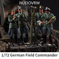 1/72 German Field Commander+ Observation Mirror Model Painted Scene Figure Model