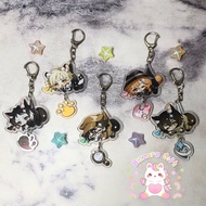 GANTUNGAN Bungou Stray Dogs Keychain Anime Keychain Cute Keychain Dazai Ranpo Akutagawa Atsushi Chuu
