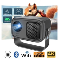 Mini Projector Android 9.0 4K HD 1080P 150ANSI Smart TV BT5.0 WIFI Sync Phone Screen Airplay Miracast Portable Home Theater Projector