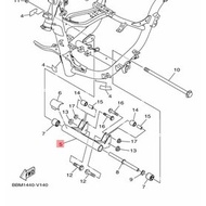 MESIN ENGINE MOUNTING BRACKET NEW NMAX / B6H-F1410-00