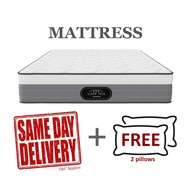 SG SAME DAY DELIVERY + 2 PILLOWS. Pocket Spring Mattress, Hotel Collection, Single, Super Single, Queen, King