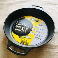 Lodge 10.25" 26cm Dual Handle Cast Iron Grill Pan 鑄鐵鑊 耳柄款 (鑄鐵鍋 Camping 露營 煮食 爐具 用具 清潔刮片 隔熱手柄套 鑄鐵鍋 煎p