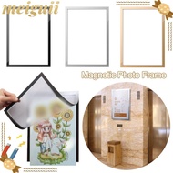 MEIGUII Magnetic Photo Frame, Self Adhesive Wall Home Decor Magnetic Picture Frames, Poster Certific