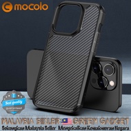 For iPhone 14 Pro/14 Pro Max Mocolo Case Carbon Fiber Texture 360 Full Protection Cover Casing Kes 手
