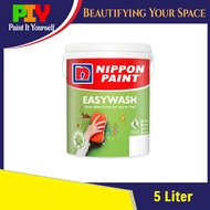 Nippon Paint Easywash Easy Wash Interior Wall Paint 5L / Cat Dalam Dinding Rumah 5L - 5 Liter