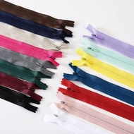 Closed-End No. 3 Invisible Zipper with Zinc Alloy Puller Nylon Fabric Edge Invisible Closed Zipper
