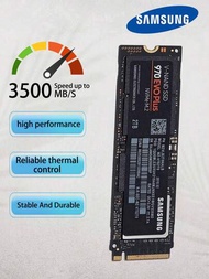 SAMSUNG 970 EVO Plus SSD 500GB 1TB NVMe M.2 2280 PCIe3.0 內置固態硬盤，最高速度高達 3500MB/s，V-NAND 技術，用於遊戲、圖形存儲和內存擴展，帶熱控制