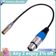 REXLIS 1FT Mini XLR Male to XLR Female Adapter Cable, 3-Pin Mini XLR to XLR Video Cable, for BMPCC 4