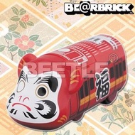 BE@RBRICK TRAIN 達摩 DARUMA 火車 回力小車 福神 紅 達磨 100% 吾包圖內熊