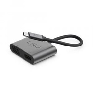 LINQ by NORDIC ELEMENTS - 4合1 USB-C多端口集線器 (PD, Super Speed USB-A, HDMI 4K, VGA)