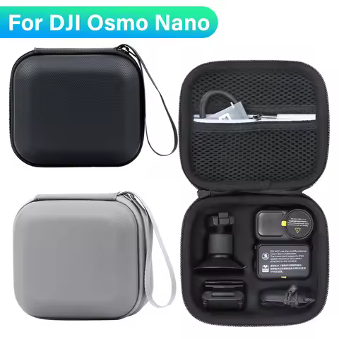 For DJI OSMO NANO Carrying Case Travel Bag PU Storage Bag Handbag Box For DJI OSMO NANO Standard Bun