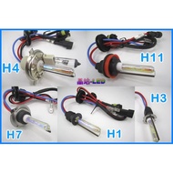 Crystal Station HID Bulb Lamp H1 H3 H4 H7 H11 Color Temperature 3000K 4300K 6,000k 8,000k