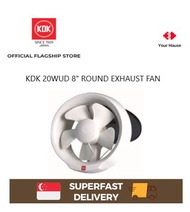 KDK 20WUD 8 IINCH ROUND EXHAUST FAN Remove Toilet Foul Smell &amp; Humid Air - Local Seller with Ready Stock