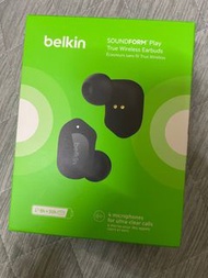 Belkin SOUNDFORM Play 真無線藍芽耳機(黑)
