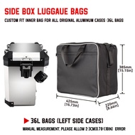 Motorcycle Black Luggage Side Box Inner Bag For BMW R1200GS LC R1250GS Adventure F750GS R1250GS F850