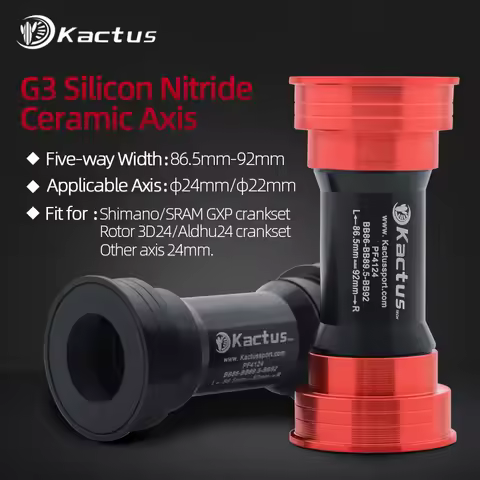 KACTUS Bottom Bracket PF4124 BB86 BB92 Fit for Shimano/SRAM GXP Pressfit 41 Width 86.5-92 Ceramic Be