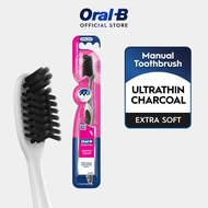 Oral-B Cross Action Ultrathin Charcoal Toothbrush 1 count