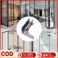 2Pcs Non-perforated Glass Door Hinge Display Cabinet Glass Cabinet Hinge Side Glass Hinge Display Ca