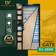 Laminate Gate – DL-2806 Laminate  Metal Gate For HDB / CONDO / BTO / LANDED HOUSE FLATS