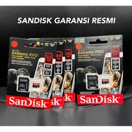 Sandisk Extreme Pro Memory Official Warranty External Memory 32GB 64GB 128GB 256GB