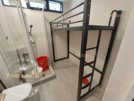 👷🏻‍♂️可協助度尺 🔥包送上門加州花園爵士居高架直梯鐵床 高架床 工人床  高床 高鐵架床 單人床架 黑色高架床 雙人床架 high bed frame customised bed frame m