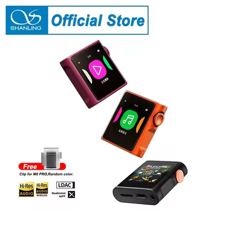 SHANLING M0 Pura / M0 PRO Hi-Res Audio HIFI Bluetooth Portable Music MP3 Player USB DAC Dual CS43131