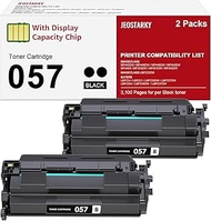 Compatible 057 Toner Cartridge with Display Capacity Chip Replacement for Canon 057 057H CRG-057 Wor
