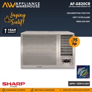 Sharp AF-G820CR 0.75 HP Aircon Manual Control Window Type Air Conditioner[Appliance Warehouse]