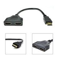 HDMI Splitter Cable 1 Male To Dual HDMI (hdmi splitter)