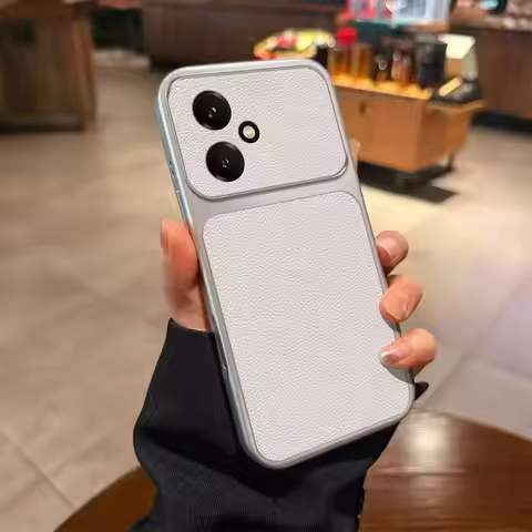 Affordable Luxury Premium PU Lambskin Sliver White Black Phone Case For Huawei Honor 400 Lite Pro 40