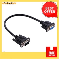 VGA Cable HD 3+6 Pure Copper VGA Male to Female Cable for Desktop/Laptop/Projector 30cm/11.81in (Typ
