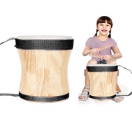 Wooden Drum for Early Education and ChildrenS Percussion Wood Djembe Drum Set