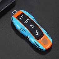 Car key cover Porsche panemera 911 718 colorful key cover car