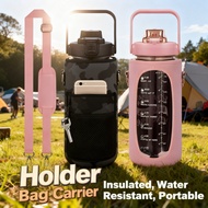 Bag Holder Pouch Insulated Carrier Cup Cover Bag Water Bottle 2L Strap Tumbler Bag