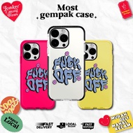 FXCK OFF DESIGNATED CASE Bumper Case Casing IP 6 until 12 PRO MAX