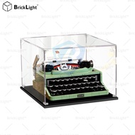 BrickLight™for ️Acrylic transparent Figurine display box/ Case,  blind box lego 21327 Retro Typewrit