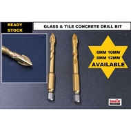 SENSUI 6mm/8mm/10mm/12mm CROSS TYPE GLASS & TILE DRILL BIT / Mata Gerudi Mozek , Jubin , Kaca
