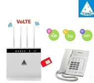 4G VoLTE SIM Card Router WiFi Hotpot Router 2.4GHz 300mbps โทรออก+รับสาย+Wifi อินเตอร์เน็ต