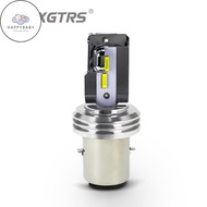 HB  1x H4 BA20D LED Motorcycle Headlight HS1 H6 Blub DC Moto Light 1860 Chip Scooter Motobike Head L