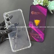 Samsung Galaxy S24fe / S24fe / S24 FE Shockproof and Tempered Flexible Case - TSCS Shockproof Transp