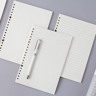 Loose Leaf A5, B5, A4 Binder File Paper, 20 Holes, 26 Holes, 30 Holes Bookpaper Brown 25 sheets Refi