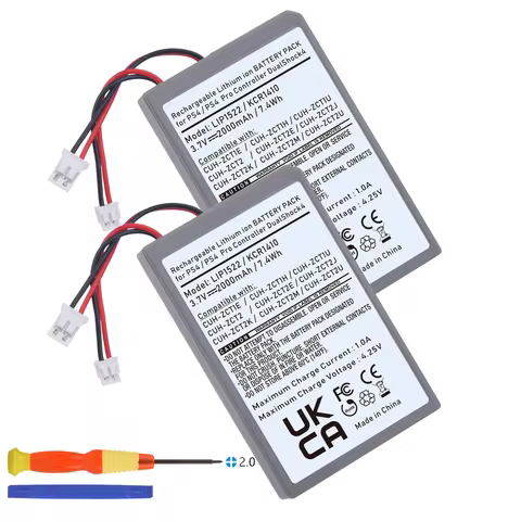 PS4 Controller Battery for Sony PlayStation 4 DualShock4 V1 V2 KCR1410 LIP1522 CUH-ZCT1E CUH-ZCT2 Wi