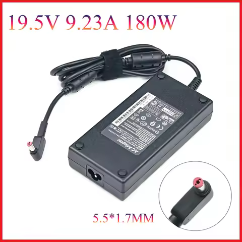 19.5V 9.23A 180W 5.5*1.7 AC laptop Adapter Power Charger For Acer Aspire V17 Nitro 5 ADP-180MB K N20