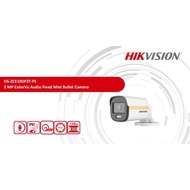 HIKVISION DS-2CE10DFT3T-FS 3.6MM 2MP COLORVU AUDIO FIXED MINI BULLET CAMERA -GREATPRO