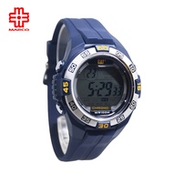 Caterpillar DIGIMAX OC-147-26-247 DIGITAL SILVER DIAL BLUE PU STRAP MEN WATCH